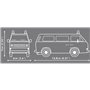 VOLKSWAGEN T3 FEUERWEHR, 240 PCS VOLKSWAGEN 