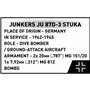 JUNKERS JU 87G-2 STUKA, 556 PCS HC WWII 