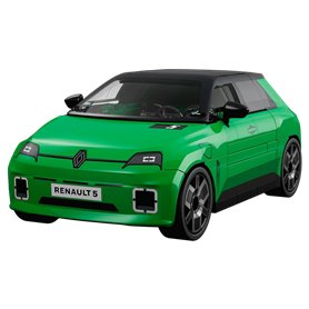 RENAULT 5 E-TECH GREEN, 78 PCS RENAULT 