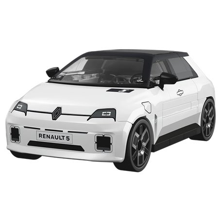 RENAULT 5 E-TECH WHITE, 78 PCS RENAULT