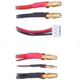 Nosram laddkabel 2S LiPo HardCase inkl balanceringsadapter