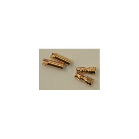 Guld kontakt mini (3,5mm) set