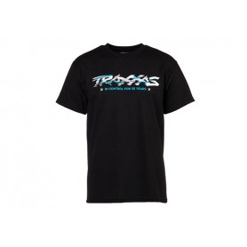 T-shirt Svart Traxxas-logga Skuren XL