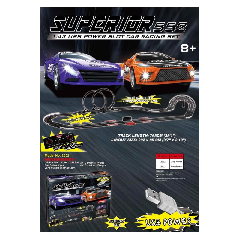 Bilbana Bilbans bil bilbana delar Joysway Bilbana Superior 552 skala 1/