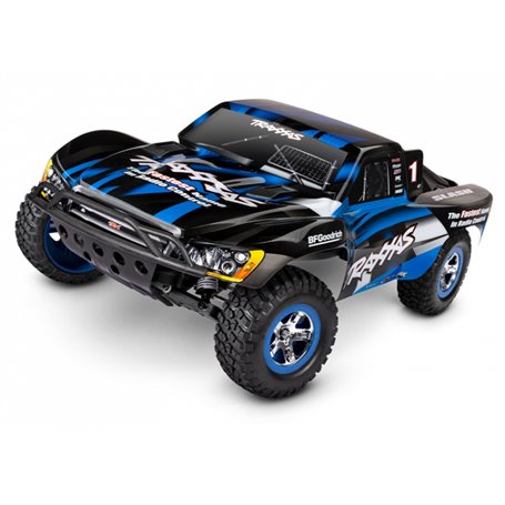 Slash 2WD 1/10 RTR TQ Blå Clipless USB - Med Batteri/Laddare
